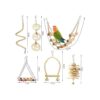 Juguetes de loros de pájaros 18 piezas accesorios para_6