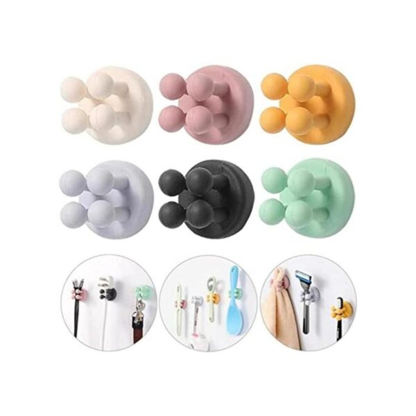 iBetterLife 6 Pcs Silicone Toothbrush Holders_1