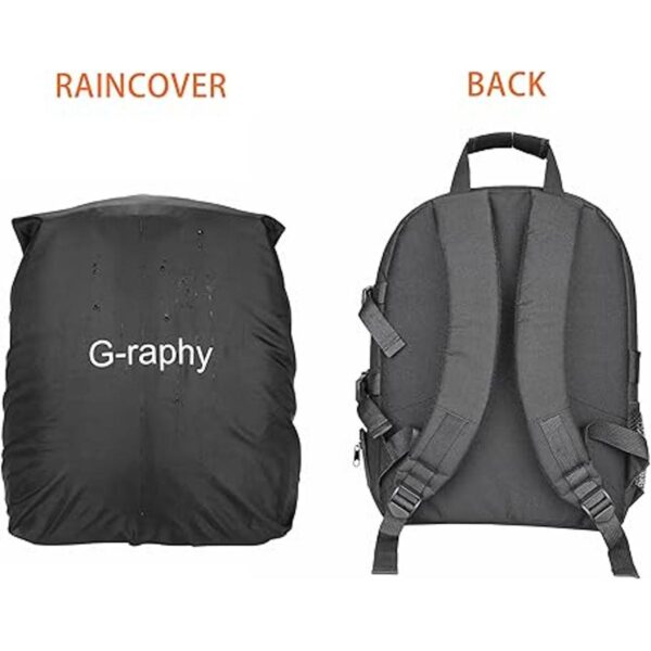 Graphy Mochila para cámara con funda para lluvia cinturón_5