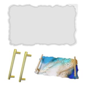 Moldes de bandeja de resina de silicona placa de fuente_1