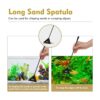 hygger Long Aquarium Aquascaping Tools Kit Black Color