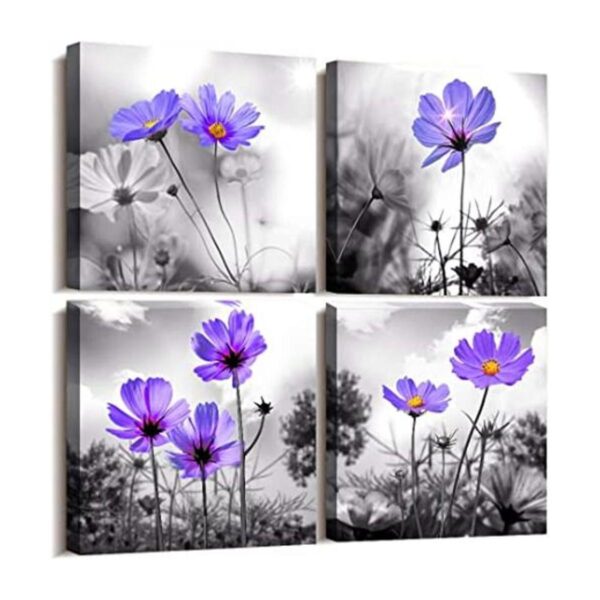 Lienzo decorativo de pared para dormitorio paisaje blanco