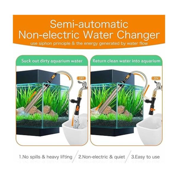 hygger Kit de cambiador de agua para acuario limpiador_2