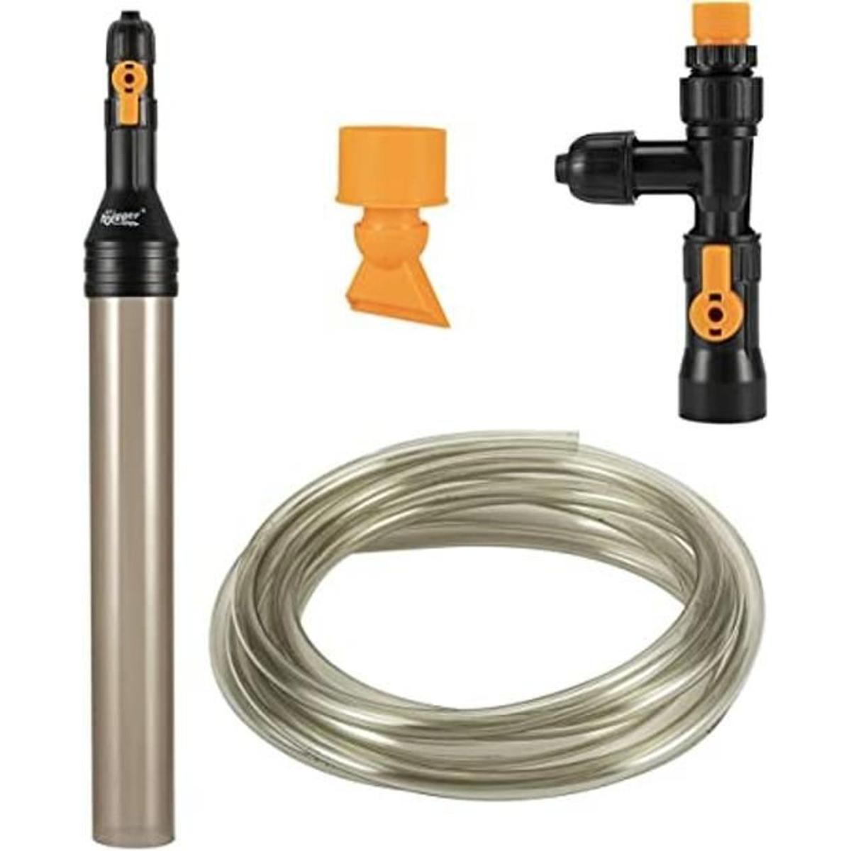 hygger Kit de cambio de agua para acuario sin cubos bomba