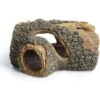 hygger Betta Log Adorno hueco de resina para tronco