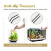 hygger Long Aquarium Aquascaping Tools Kit Black Color