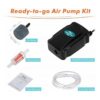 hygger Mini kit de bomba de aire para acuario bomba de_6