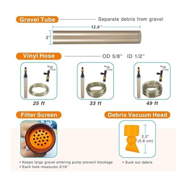 hygger Kit de cambio de agua para acuario sin cubos bomba_5
