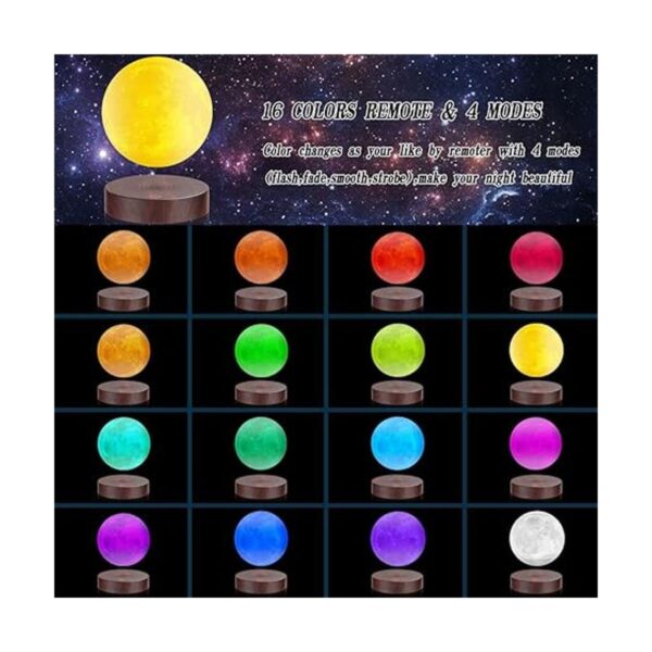 VGAzer Lámpara de luna levitadora 16 colores 20_2