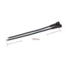 6 pares de cables de conector negro de 4 pines