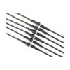 6 pares de cables de conector negro de 4 pines