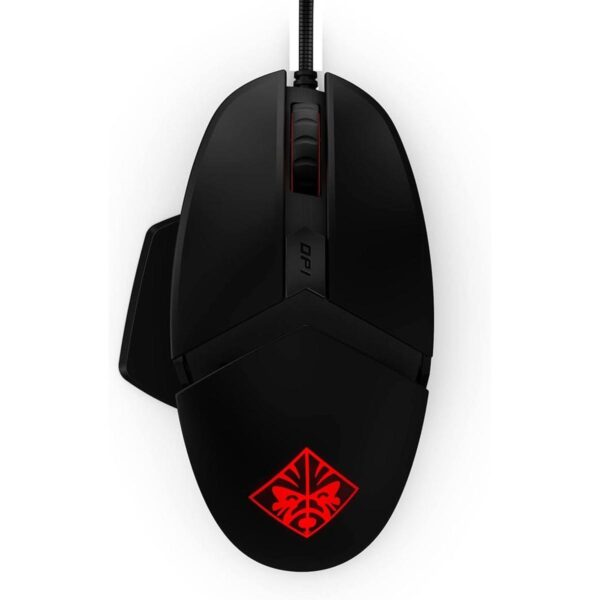OMEN by HP Ratón reactor de juego USB con cable negrorojo_1