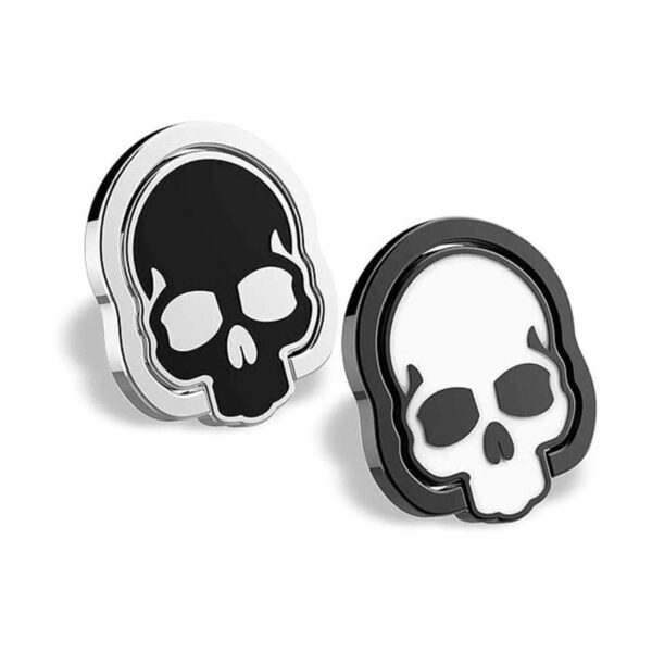 homEdge Juego de 2 soportes de anillo de calavera para_1