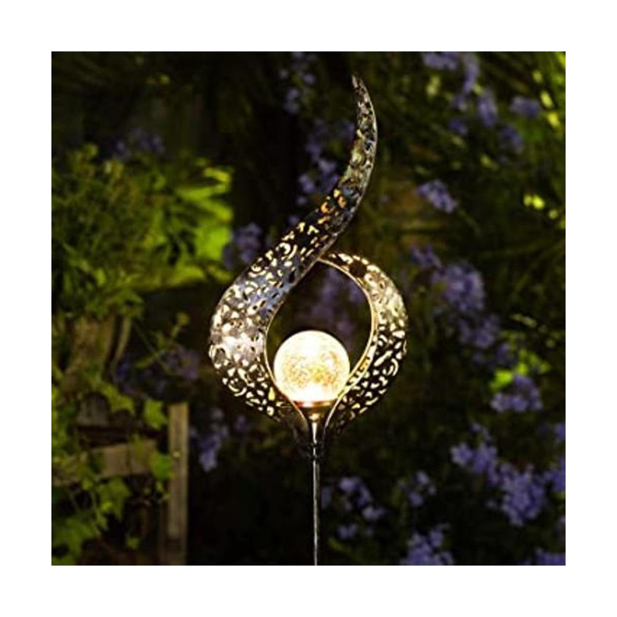 Homeimpro Luces solares para exteriores luces LED
