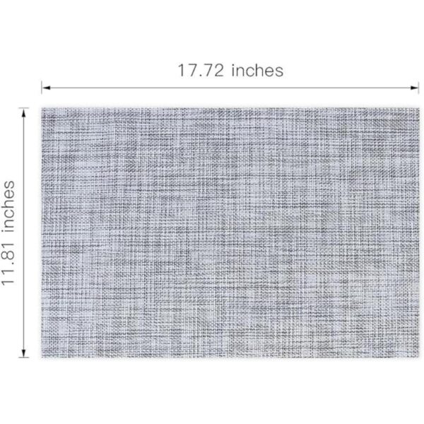 homEdge Mantel individual de PVC 4 alfombrillas_6