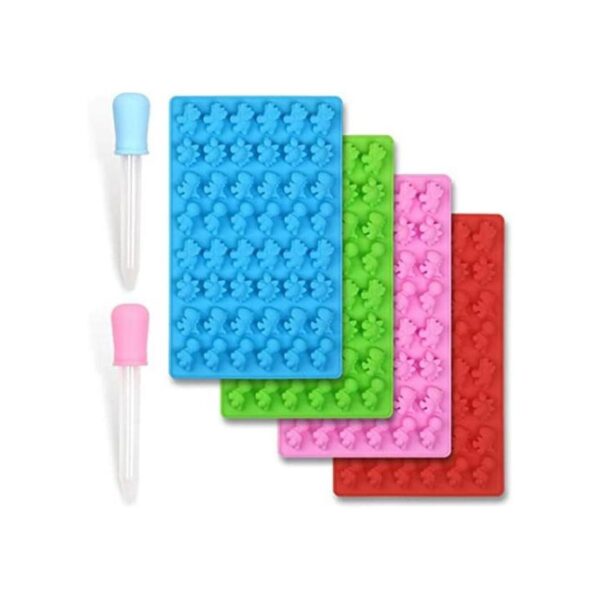 HomEdge Moldes de silicona para caramelos de dinosaurio_1
