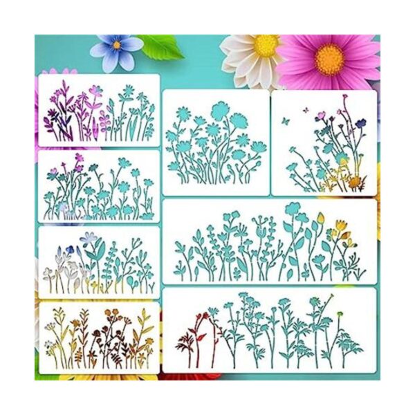Plantillas de flores para pintar plantillas de dibujo