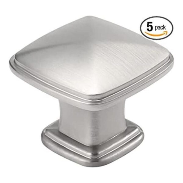 homdiy Pomos de gabinete de cocina con níquel cepillado 5_1