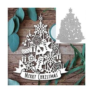 Troqueles de metal para árbol de Navidad regalos de