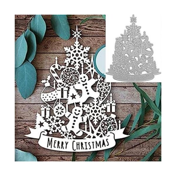 Troqueles de metal para árbol de Navidad regalos de