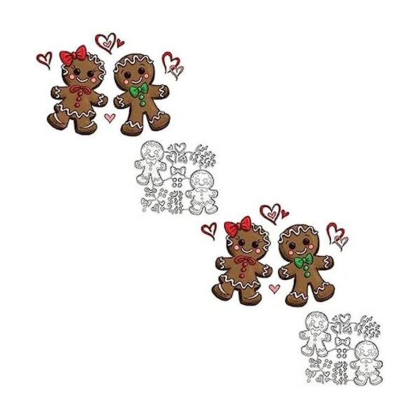 hinana Die Cut de metal para hombre de jengibre de_1