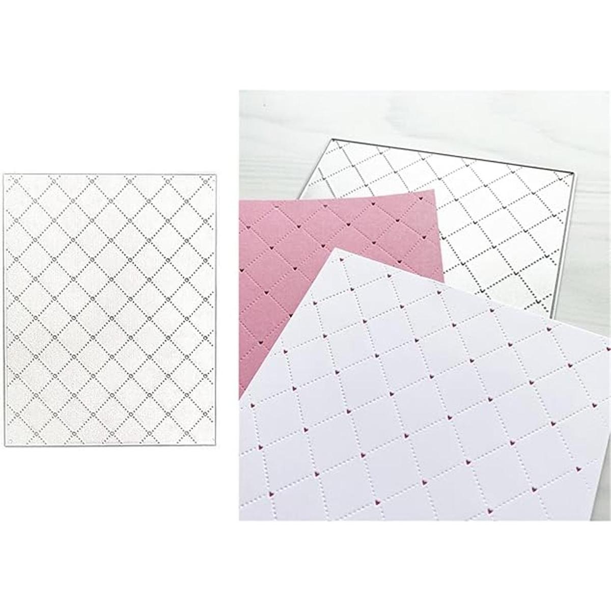hinana Troqueles rectangulares de metal con agujero de