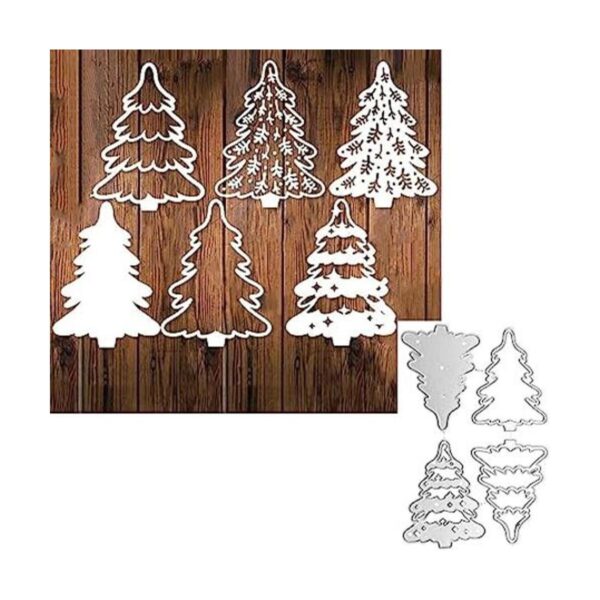 hinana 1000 troqueles de metal para árbol de Navidad