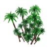 Hatisan 20 piezas modelo de palmera de coco modelo de