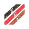 Haoyueer Collar de piel sintética con pinchos para perros_3