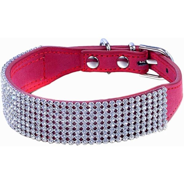 Collar de perro con diamantes de imitación de diamantes de_1