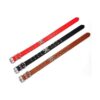 Haoyueer Collar de piel sintética con pinchos para perros_2