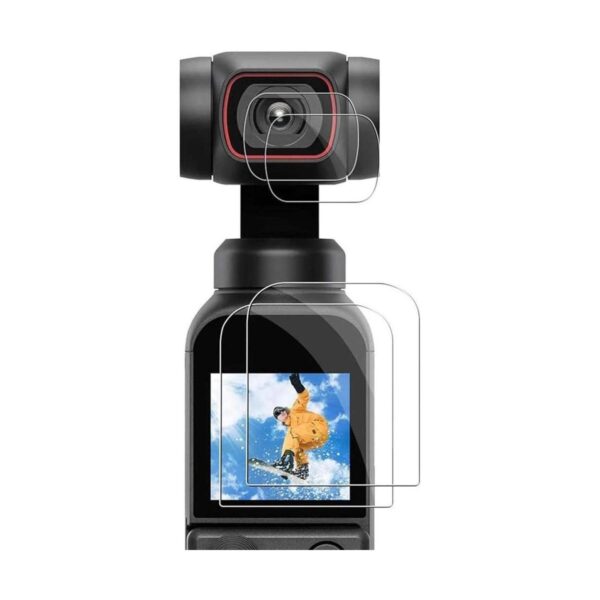 4 unidades lenteprotector de pantalla LCD aplicable_1