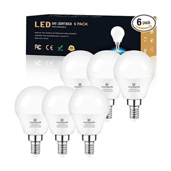 Hansang E12 LED Ceiling Fan Light Bulbs 6000K Cool_1