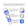 Haisstronica 400PCS conectores de alambre de sello de_2
