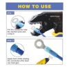 Haisstronica 150 conectores de anillo termorretráctil rojo_3