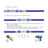 Haisstronica 400PCS conectores de alambre de sello de_3