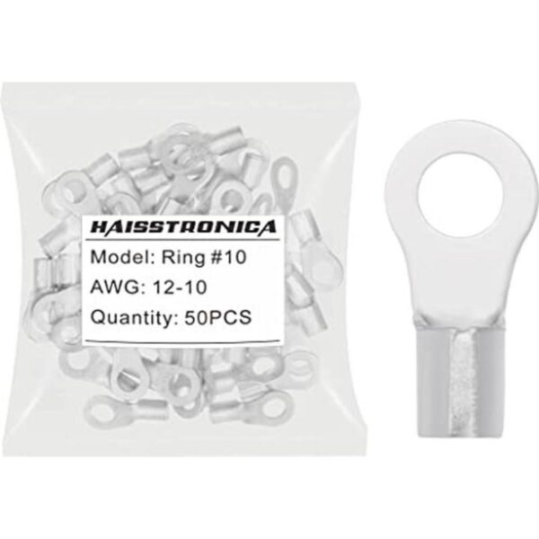 haisstronica 50 terminales de anillo 10 conectores de_1