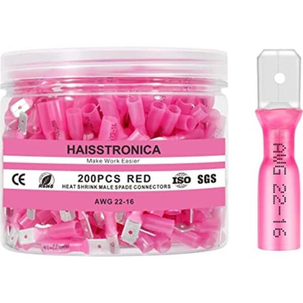 haisstronica 200 conectores de pala macho termocontraíbles_1