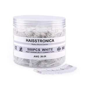 Haisstronica 500 conectores blancos termocontraíbles 2624_1