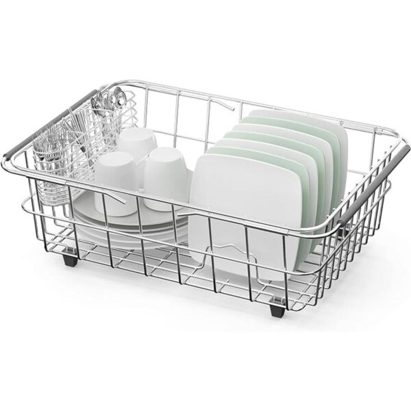 Escurridor de platos en el fregadero ajustable de 14.96 a_1