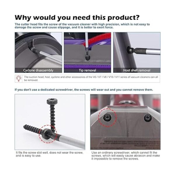 Herramientas especiales compatibles con Dyson V6 V7 V8 V10_5