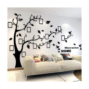 Calcomanías de pared de árbol 3D DIY calcomanías de_1