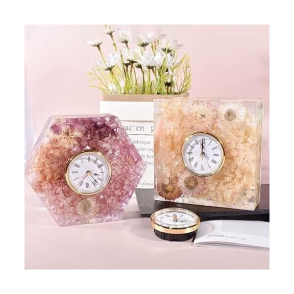 Reloj de molde de resina de silicona silicona de molde de