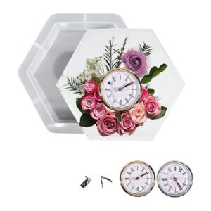 Reloj de molde de resina de silicona silicona de molde de