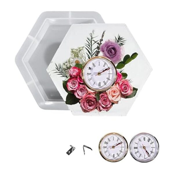 Reloj de molde de resina de silicona silicona de molde de