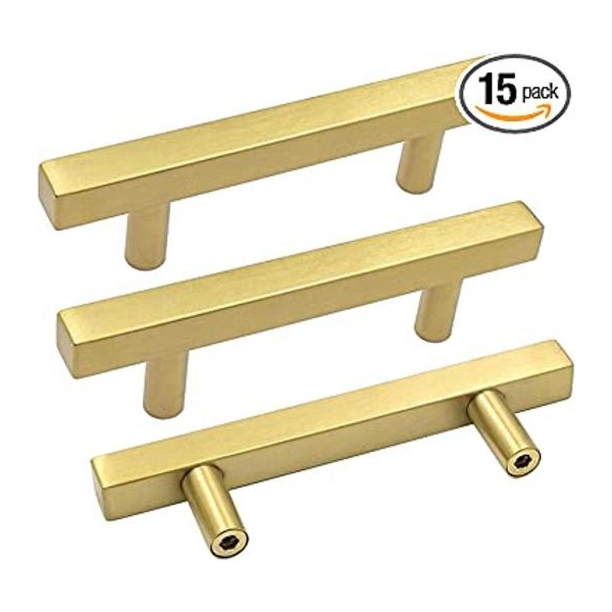 Goldenwarm LS1212GD Manijas para gabinetes y cajones de