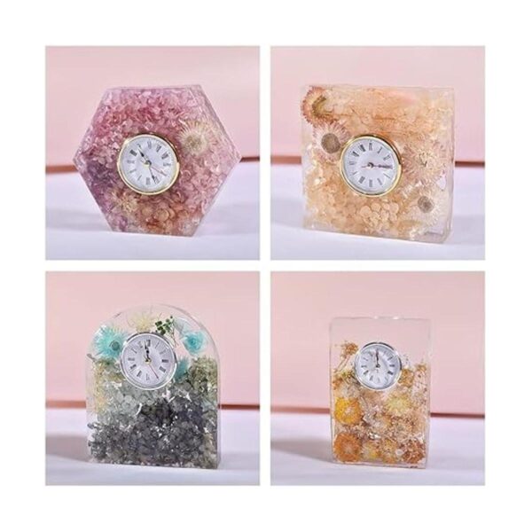 Reloj de molde de resina de silicona silicona de molde de