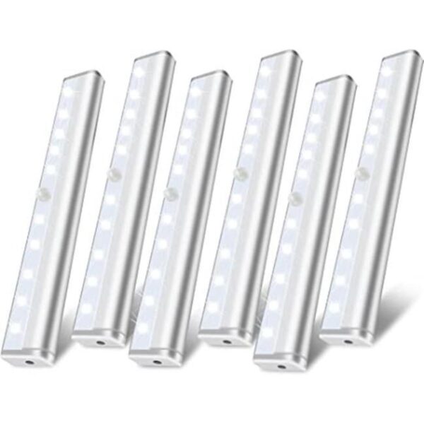Luz LED para armario 10 luces LED con sensor de_1