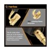 gohantee Propane MAPP Puntas de antorcha turbo de gas con_6