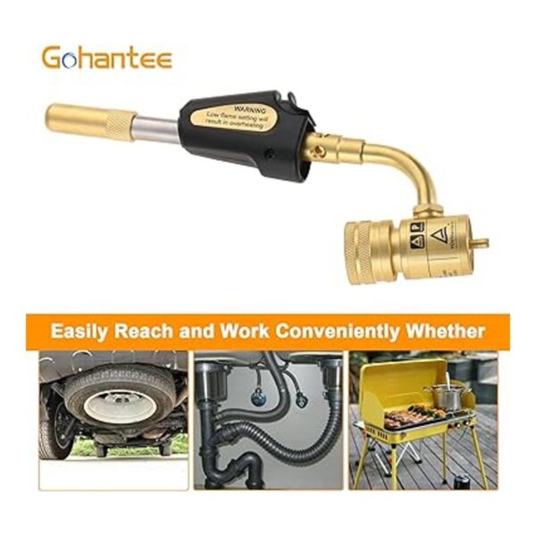 gohantee Propane MAPP Puntas de antorcha turbo de gas con_5